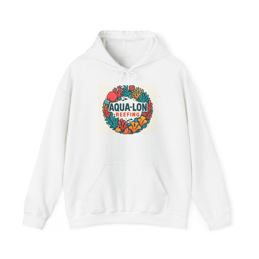 Hoodie - Aqua-Lon Reefing Floral Coral Graphic Hooded Sweatshirt