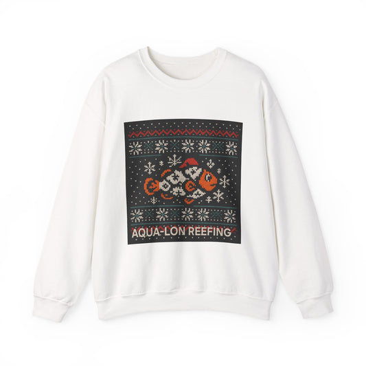 Sweatshirt — Aqua-Lon Reefing Clownfish Ugly Holiday Sweater Design